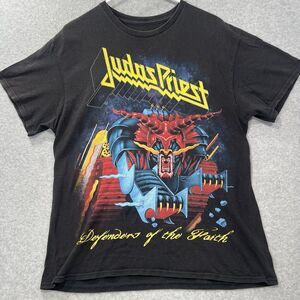 Vintage Judas Priest Band T shirt Defenders Of The Faith Mens Large The Metalian